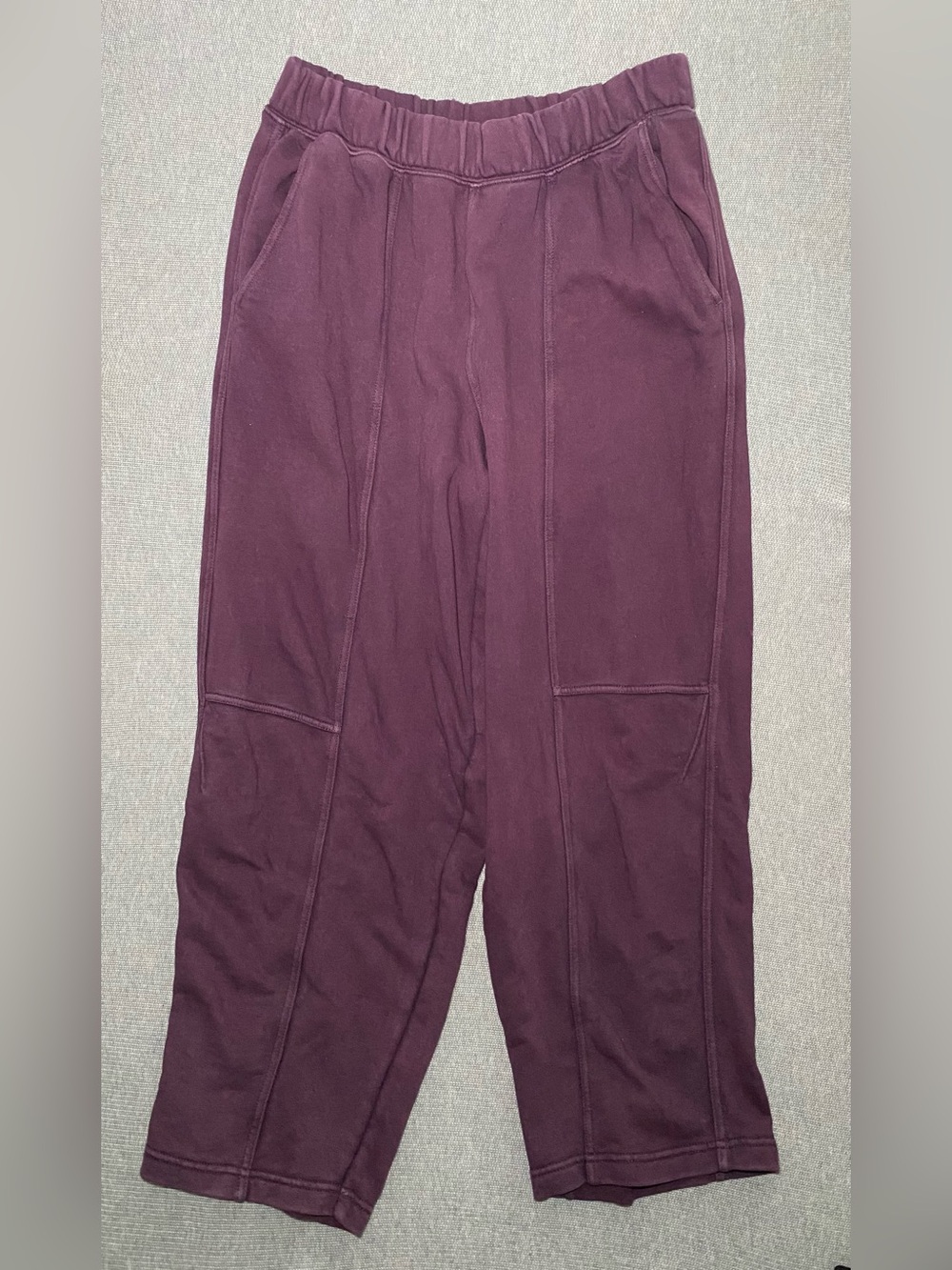 Aerie Seems Right Barrel Pant Lounge Womens Medium Purple Sweatpants